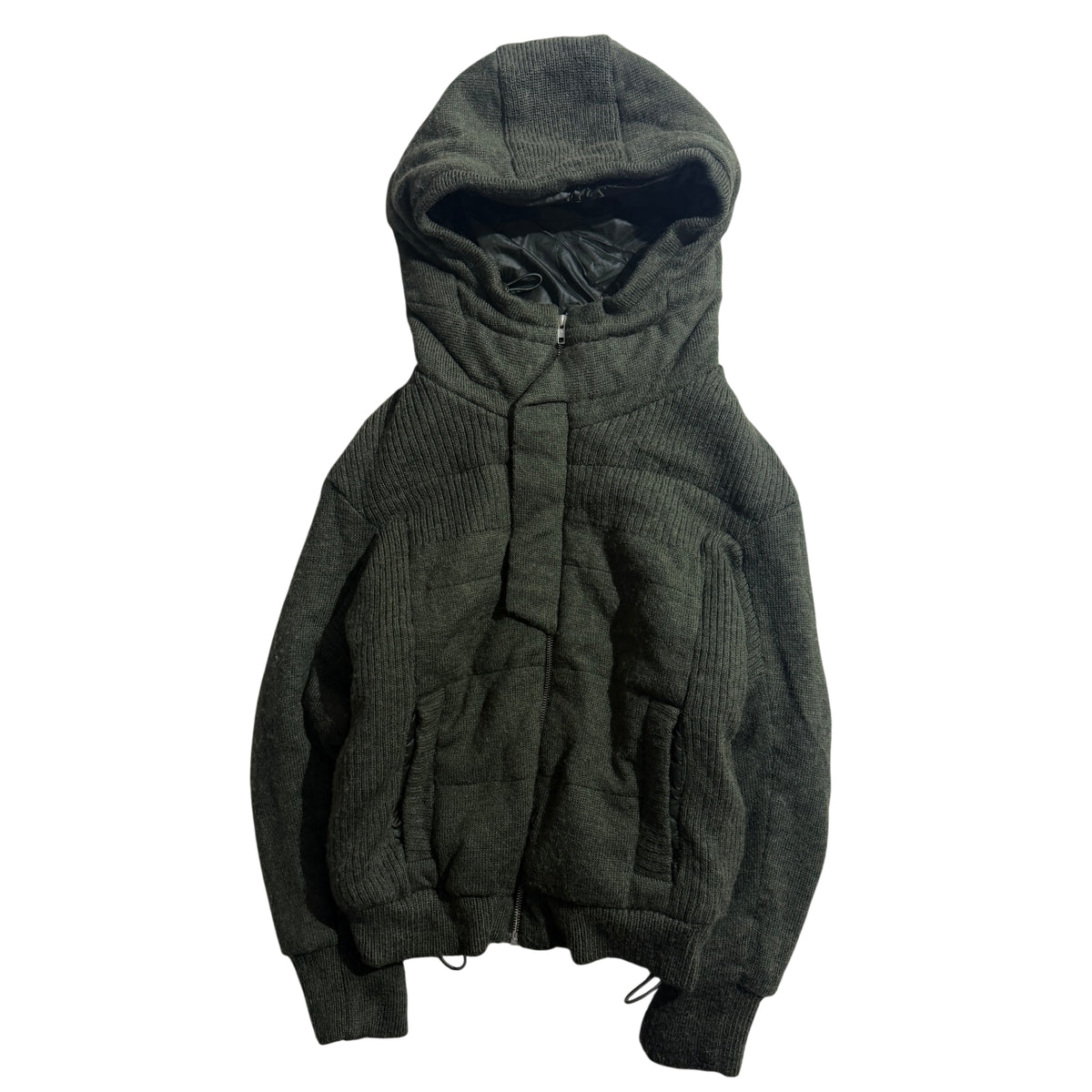 JNBY Green Knit Puffer Jacket - Image 1