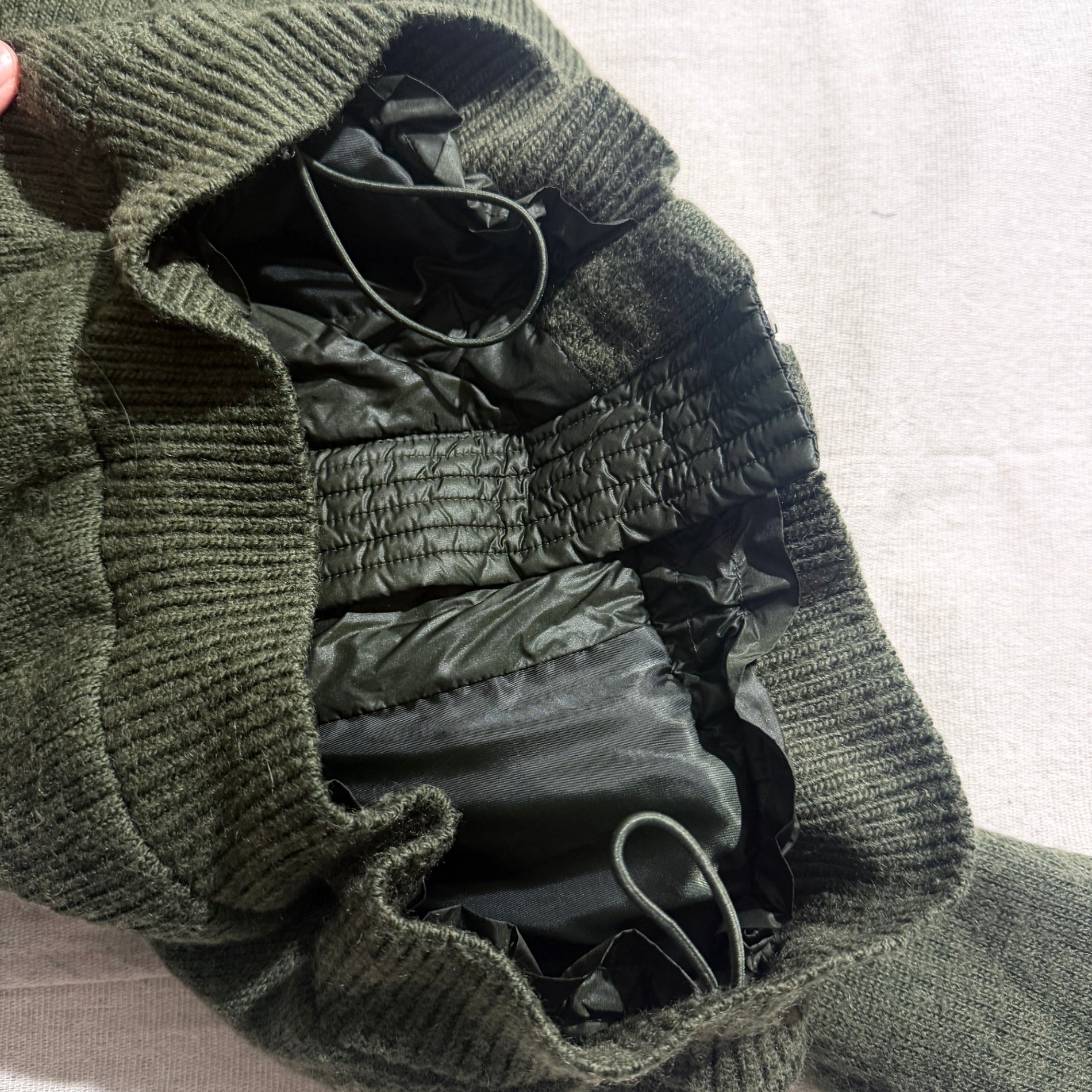 JNBY Green Knit Puffer Jacket - Image 5