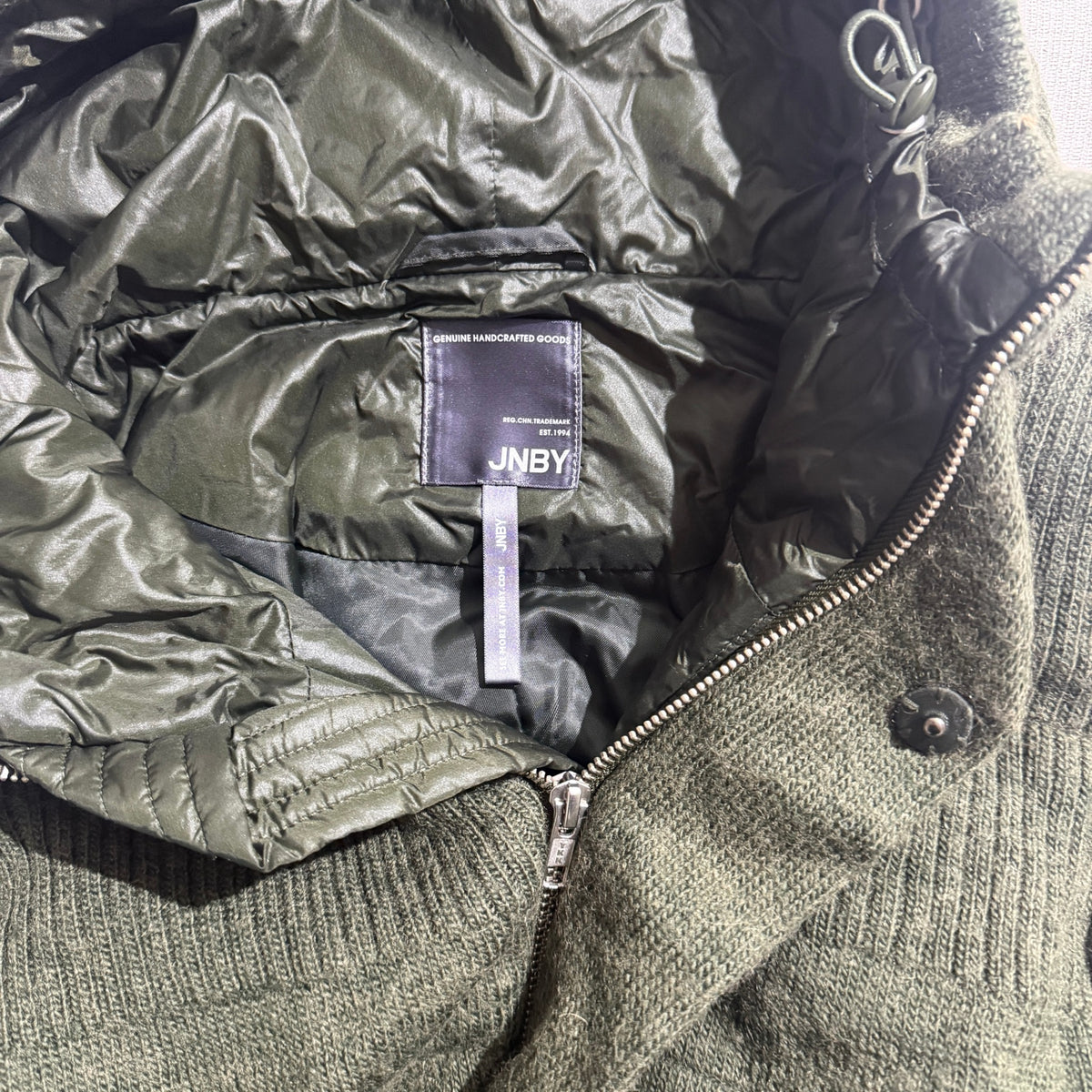 JNBY Green Knit Puffer Jacket - Image 6