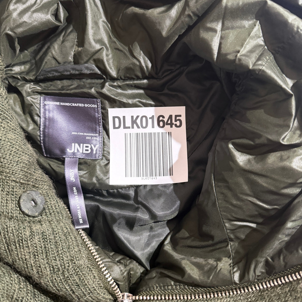 JNBY Green Knit Puffer Jacket - Image 9