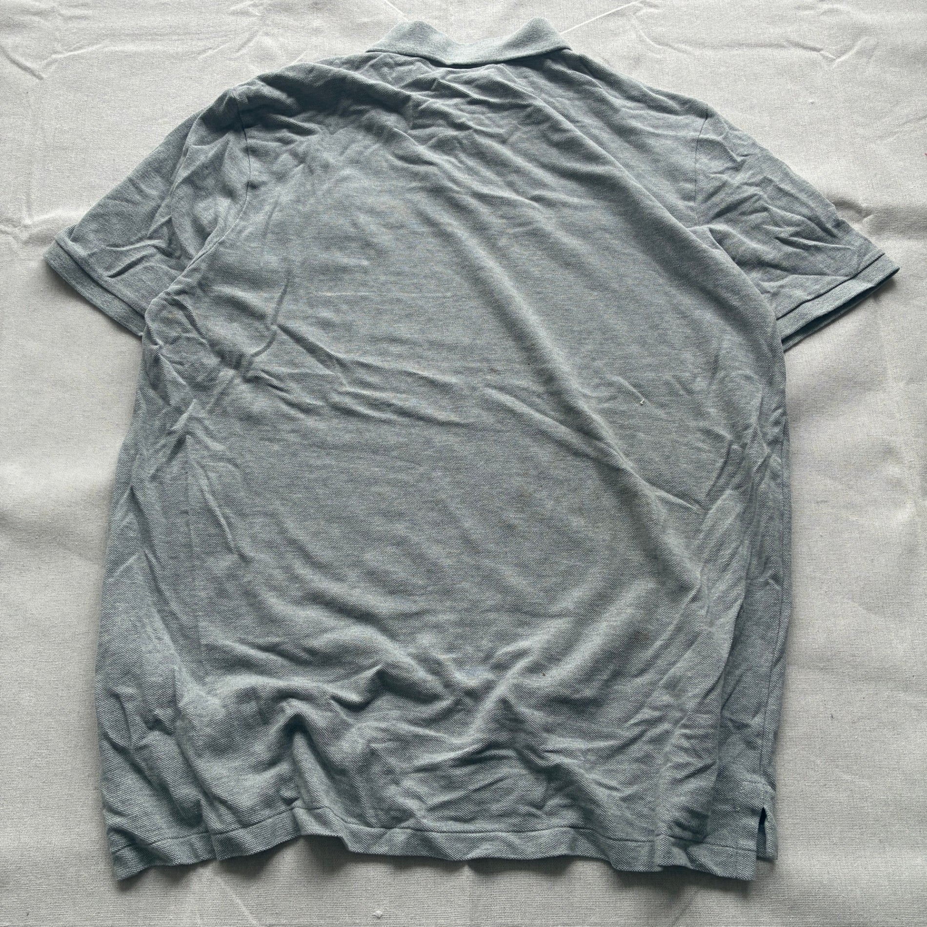 Polo Ralph Lauren Classic Fit Big Pony Polo Shirt Grey XL - Image 5