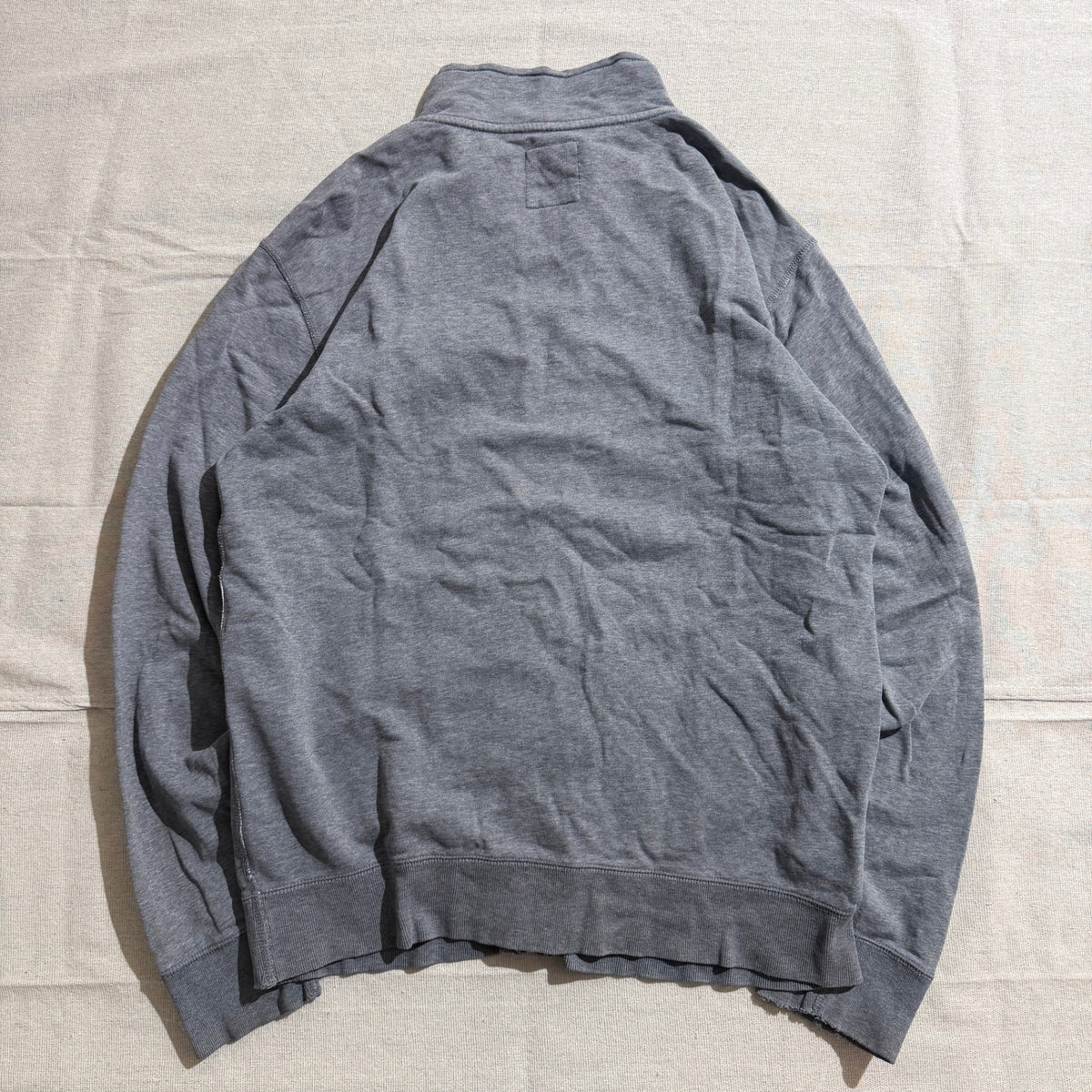 Gap Arch Logo Full-Zip Hoodie Grey Large - Image 5