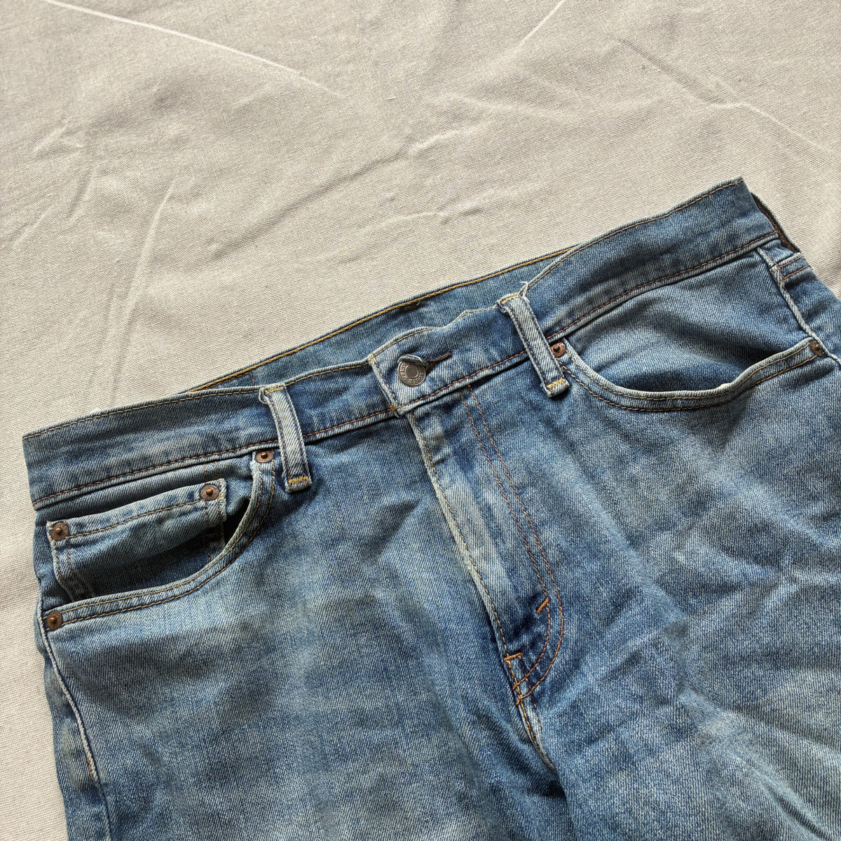 Levi Strauss & Co. 511 Slim Fit Denim Shorts Blue Men's - Image 3
