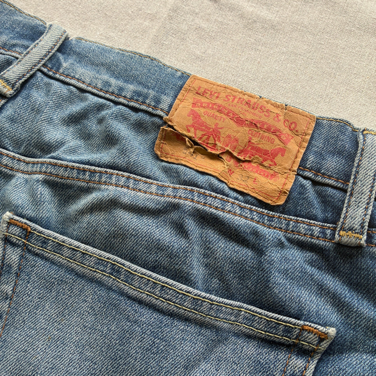 Levi Strauss & Co. 511 Slim Fit Denim Shorts Blue Men's - Image 5