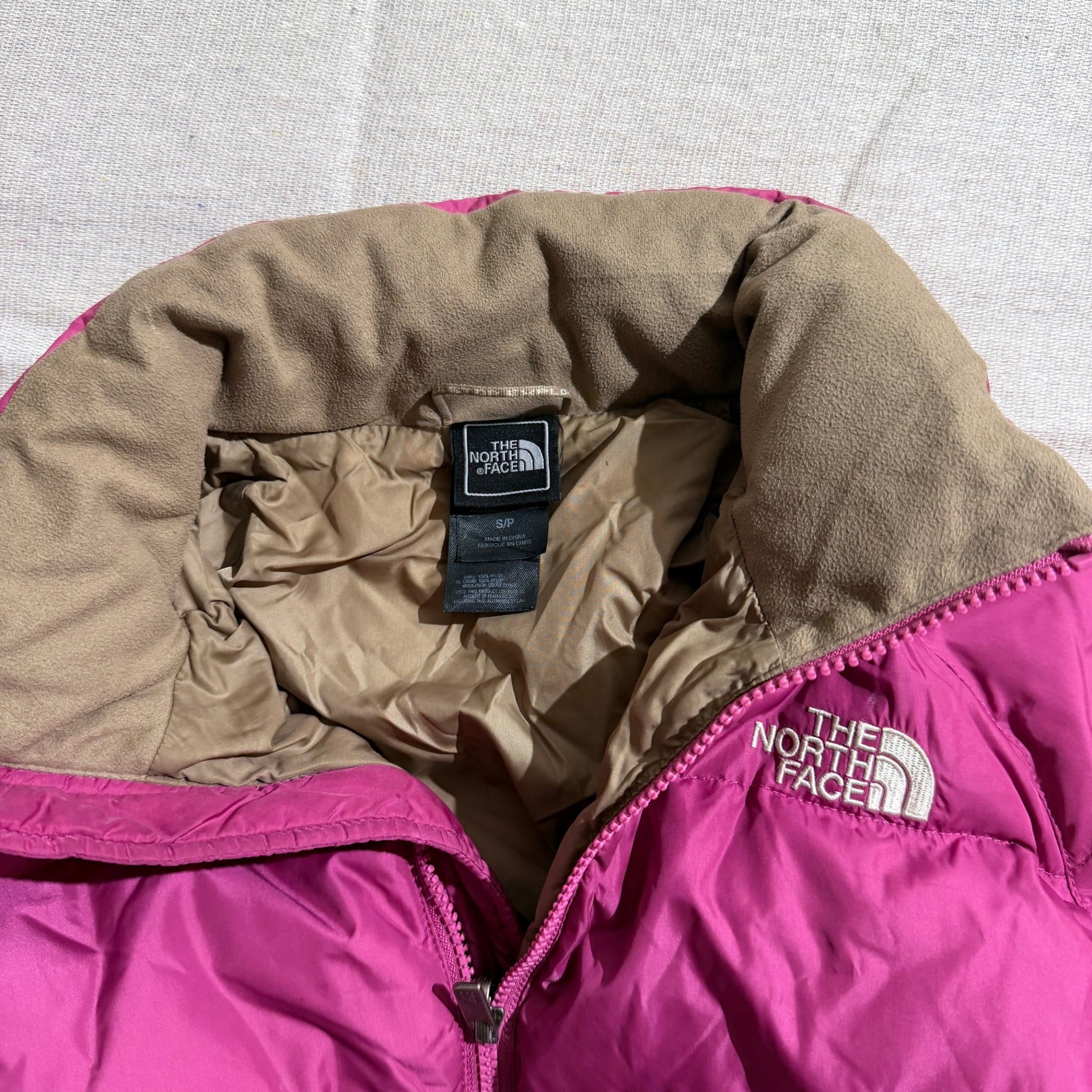 The North Face 550 Down Puffer Jacket Pink - Image 5