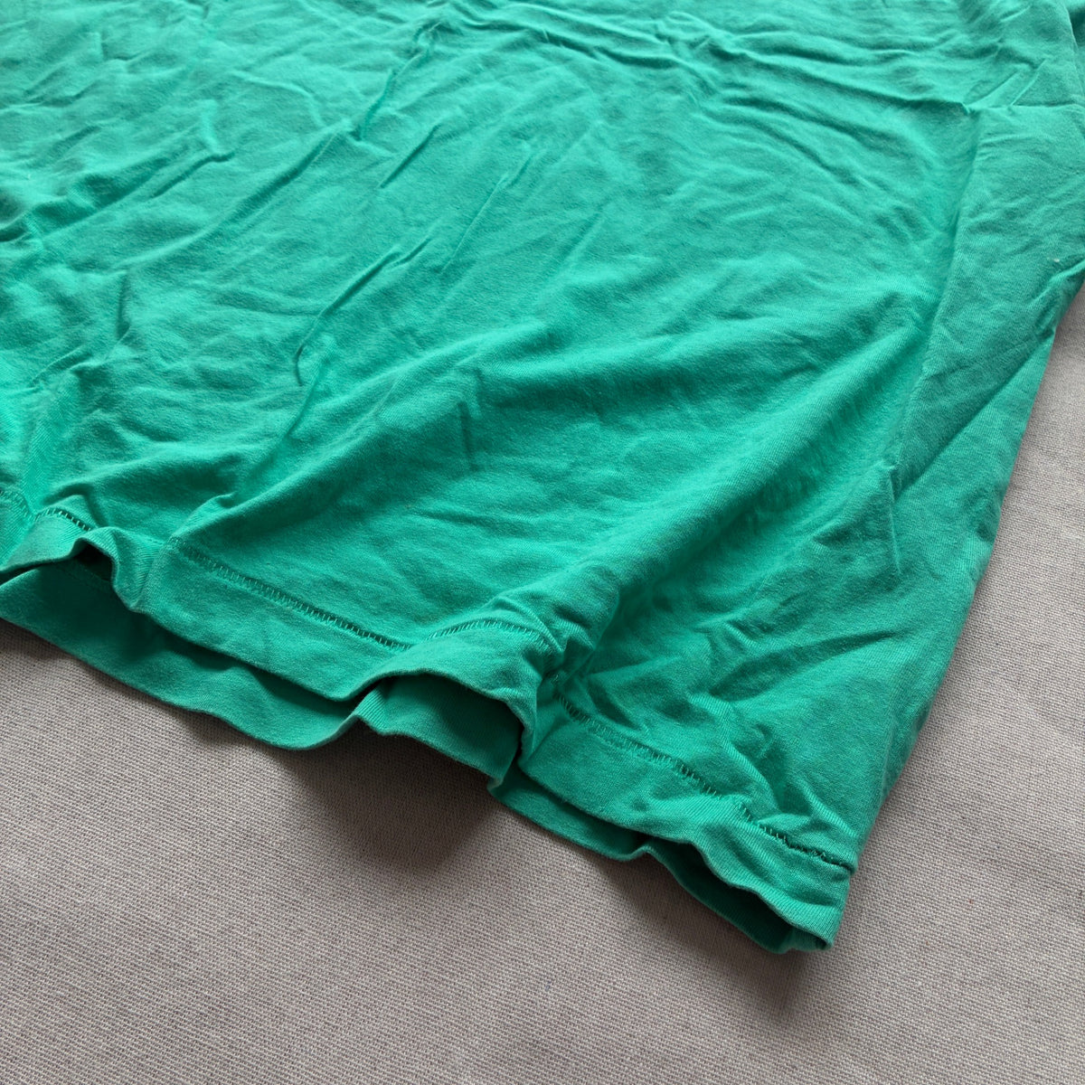 Essentials Boxy T-Shirt Green Oversized Tee - Image 2