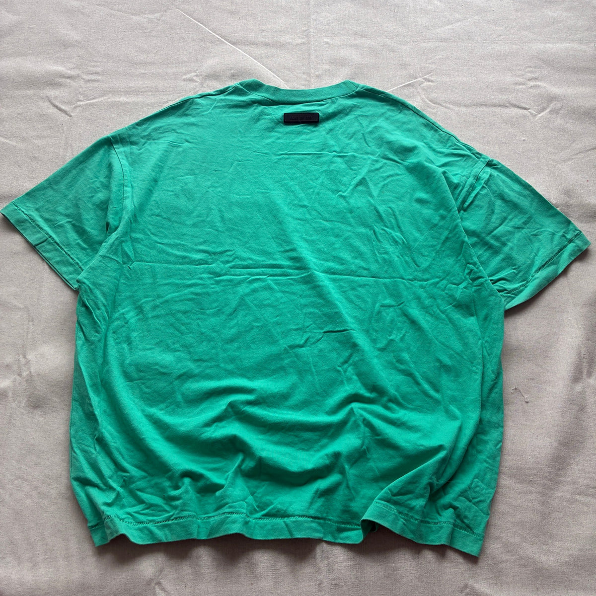 Essentials Boxy T-Shirt Green Oversized Tee - Image 5