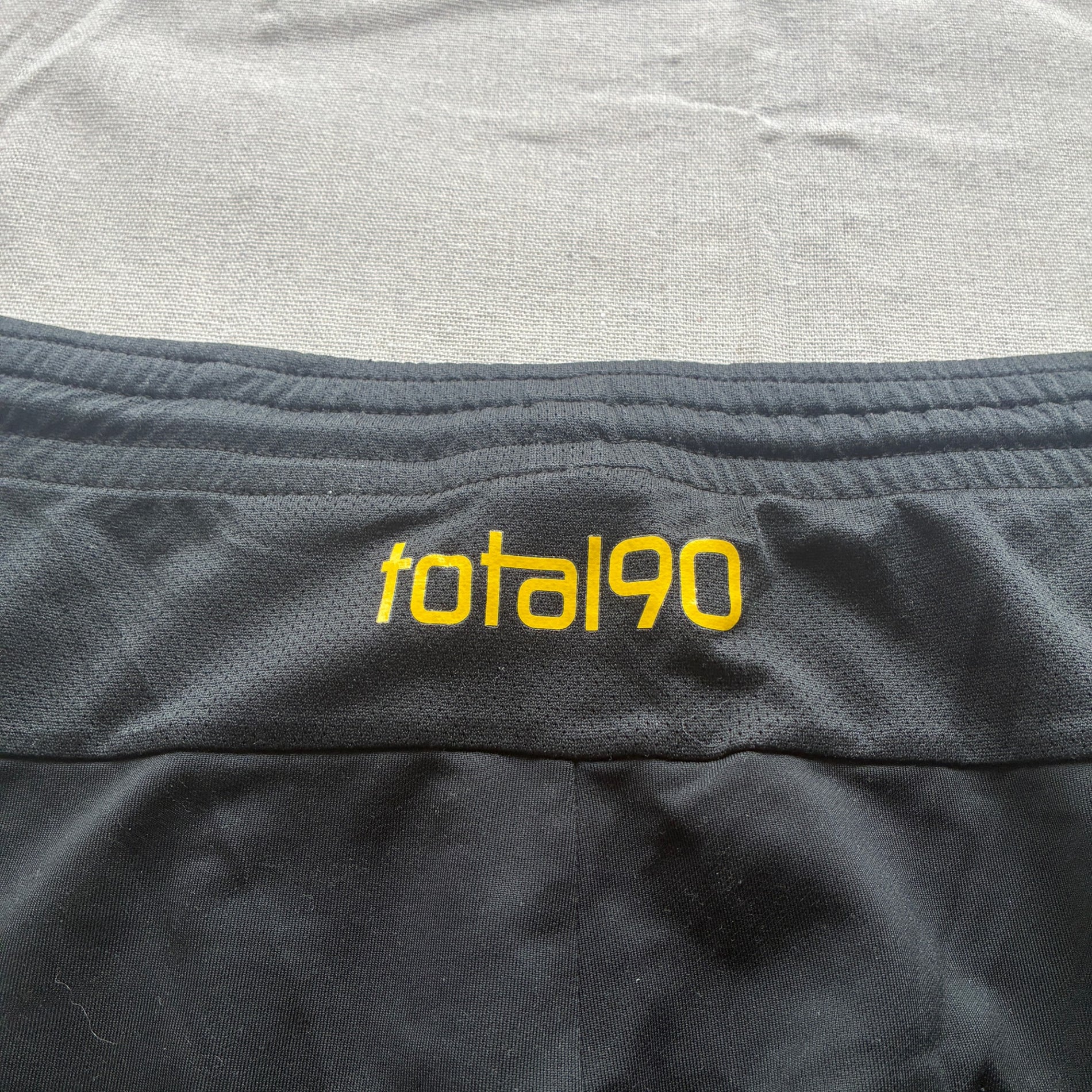 Nike Total 90 Dri-FIT Athletic Training Shorts Black Yellow Size M - Image 6