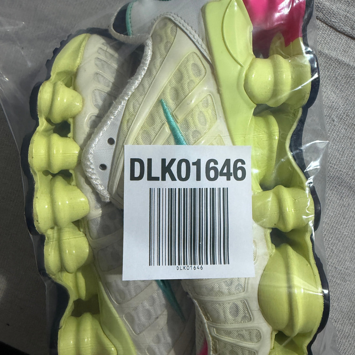 Nike Shox TL White Lime Blast Hyper Pink Sneakers - Image 7